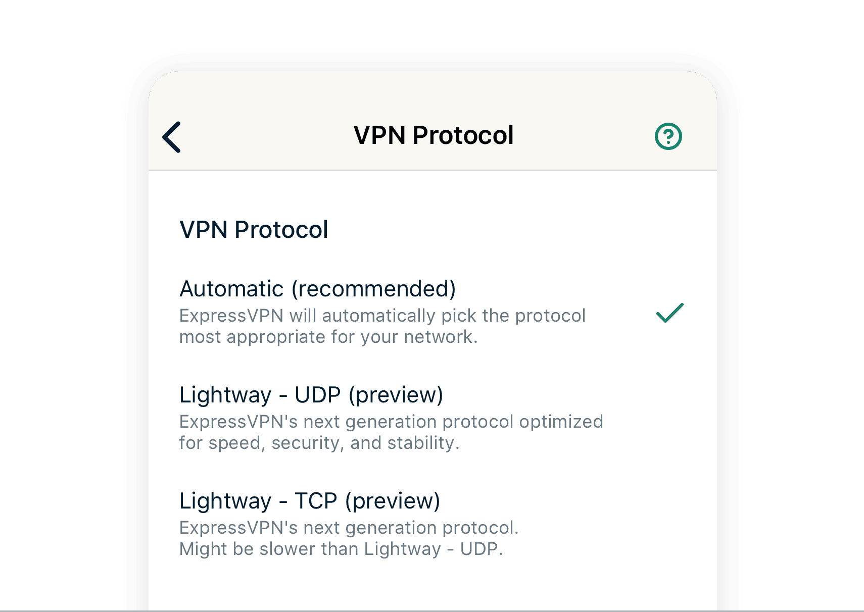 S&aring;dan justerer du din VPN-protokol p&aring; din mobilenhed.