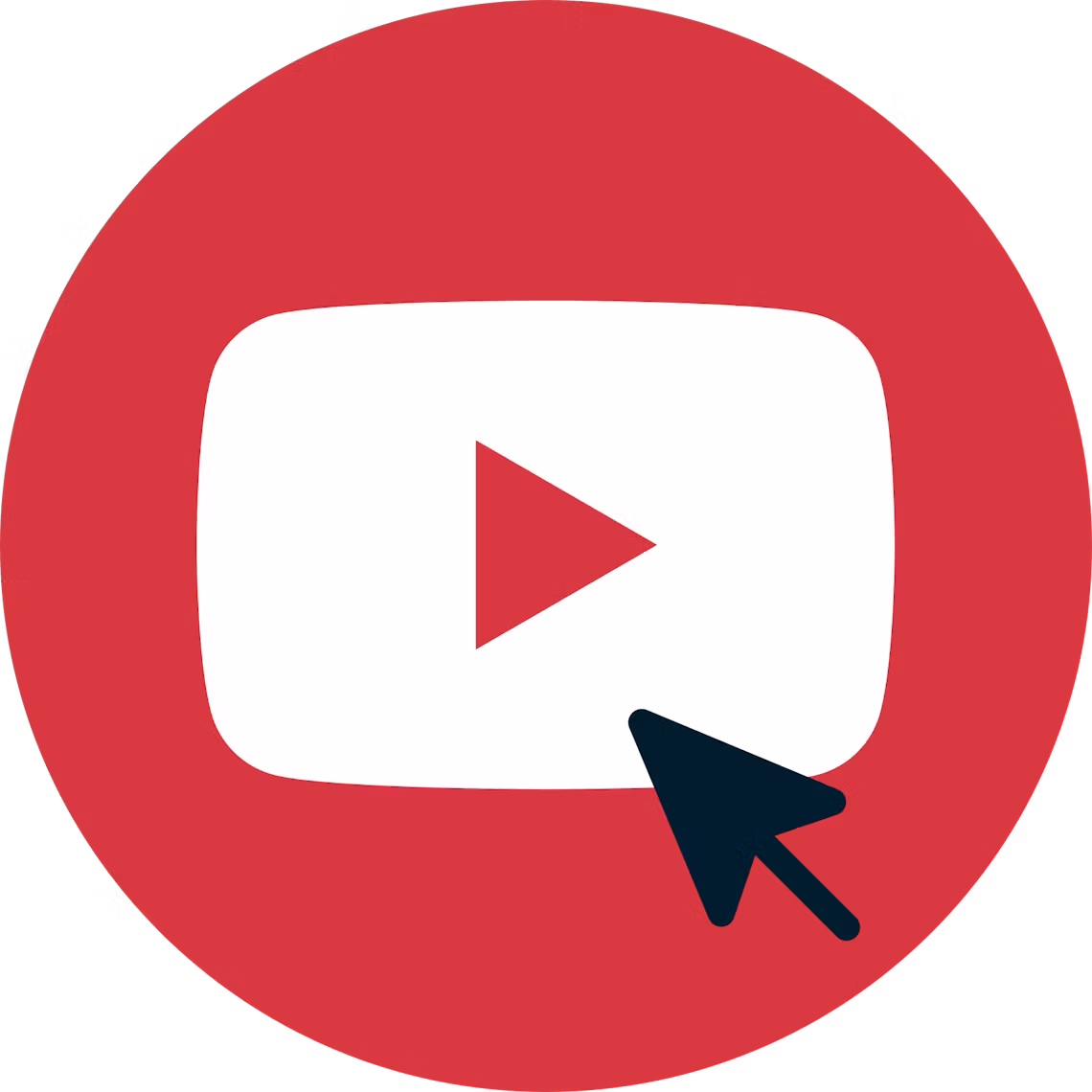 YouTube Abone Ol butonu &uuml;zerinde imle&ccedil;.